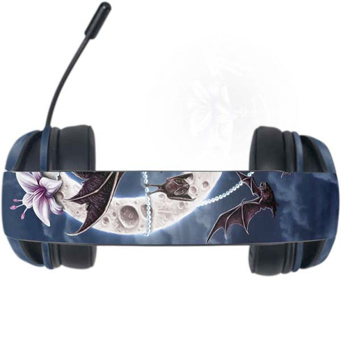 Gothic Moon with Bats and Flowers by Sarah Richter Razer Kraken X Skin